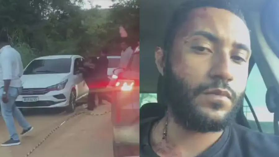 PM foi preso suspeito de agredir motorista em Pirenópolis