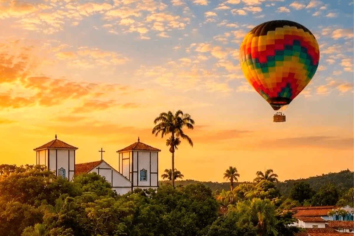 Balão em Pirenópolis conquista prêmio Tripadvisor 5 anos