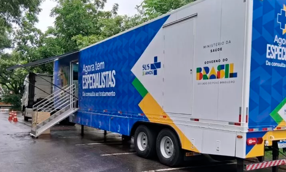 Carreta Ministério Saúde chega a Pirenópolis com tomografia