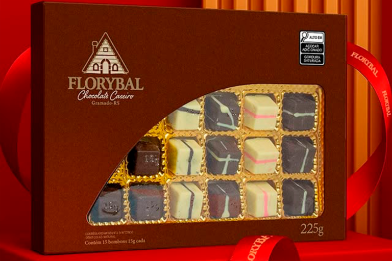 Florybal Pirenópolis traz chocolates de Gramado
