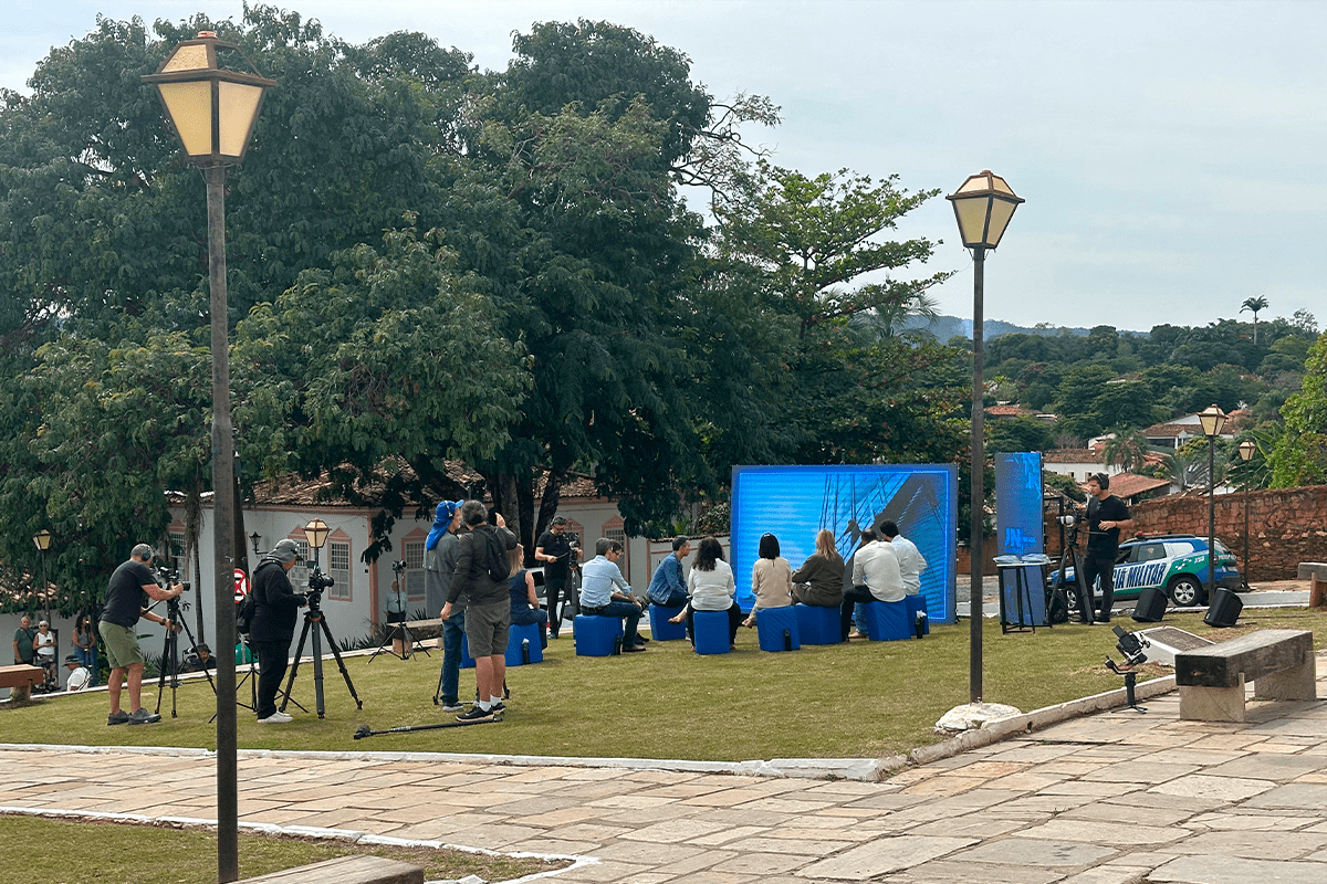 Jornal Nacional escolhe Pirenópolis como cenário de nova reportagem