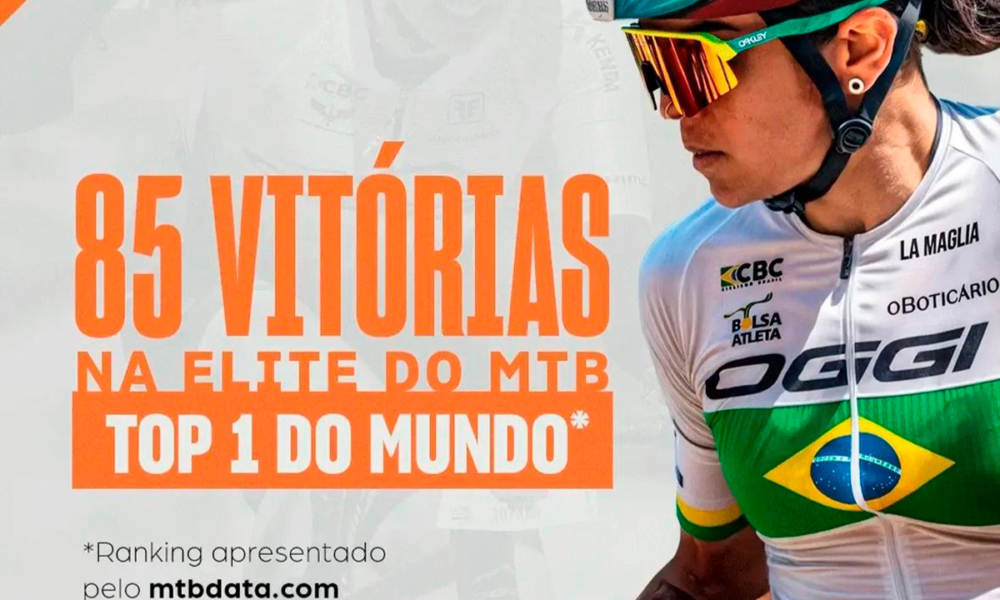 MTB: Pirenopolina Raiza Goulão lidera ranking mundial