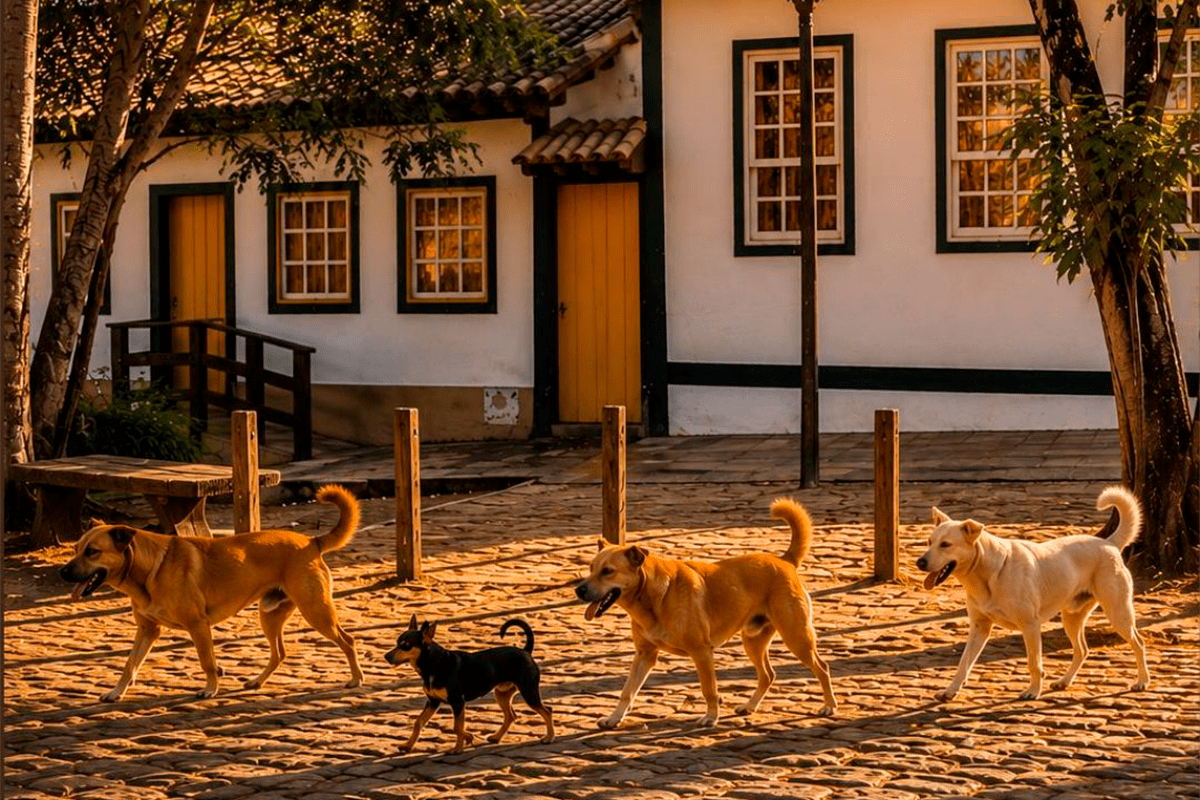 PiriCastra Consciente alerta sobre riscos de cães soltos