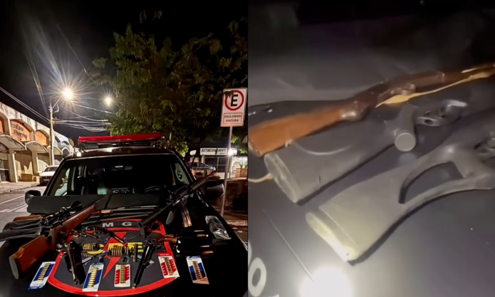 Caça a suspeitos de homicídio leva à apreensão de arsenal de armas em Pirenópolis