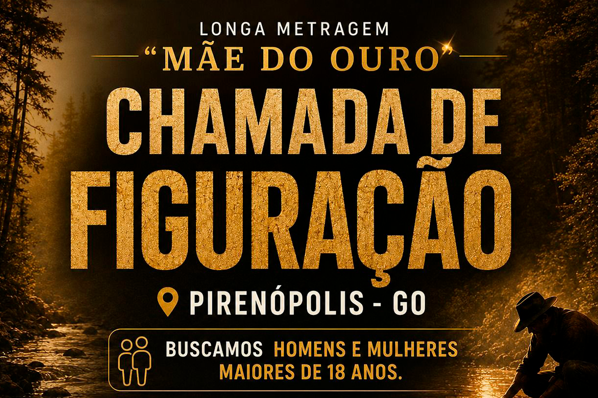 Filme Mãe do Ouro abre seleção de figurantes em Pirenópolis