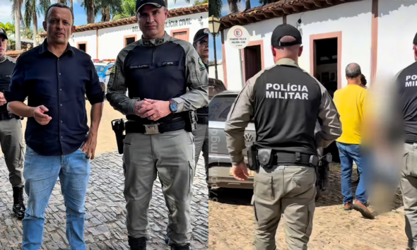 Foi preso o empresário que agrediu mulher em Pirenopolis Foi preso o empresário que agrediu mulher em Pirenopolis