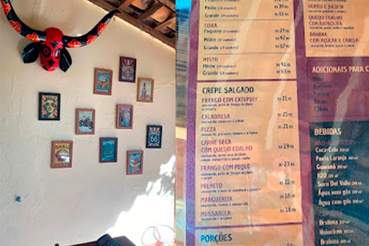 Fundo de Quintal em Pirenópolis: frango frito e crepes no Centro