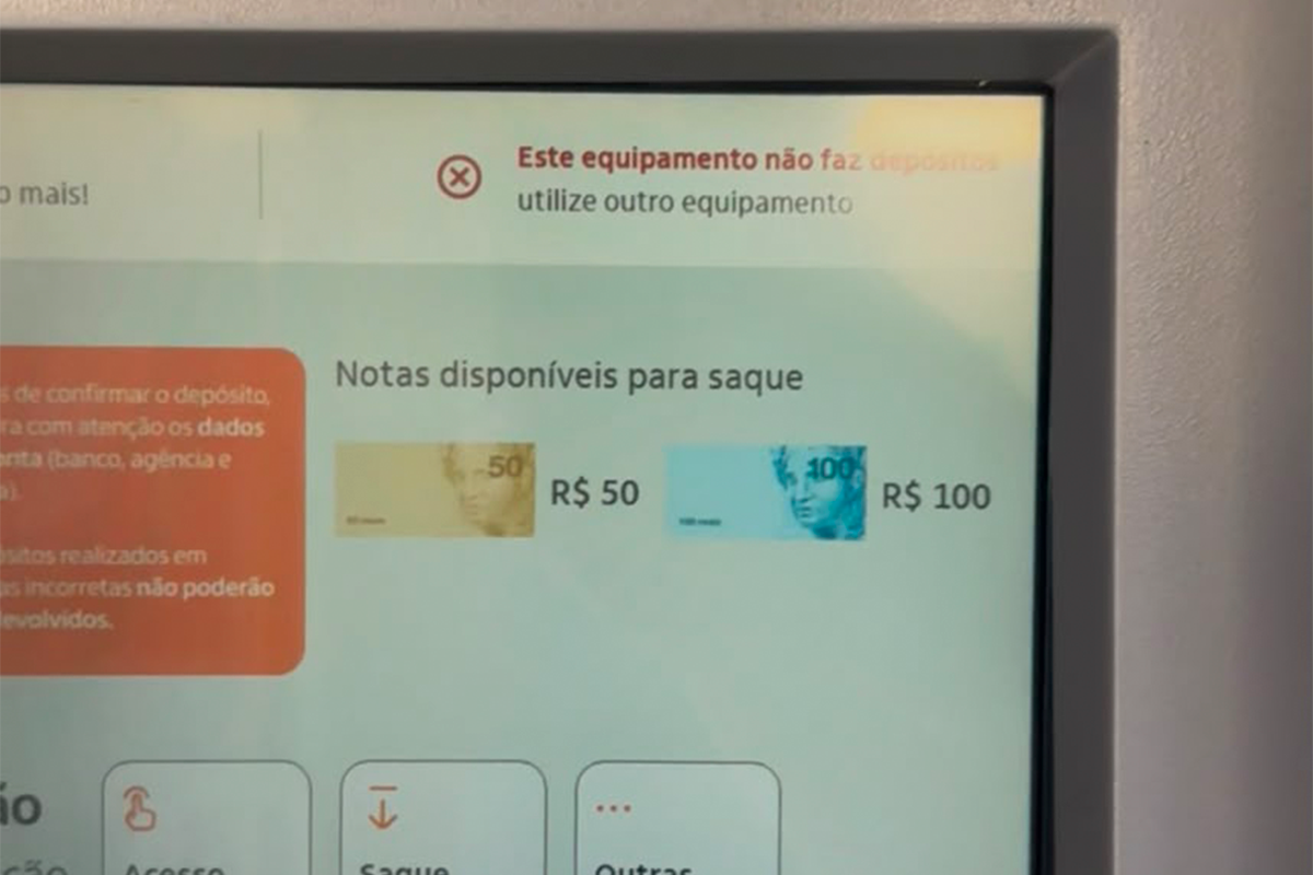 Itaú em Pirenópolis: clientes denunciam falta de depósitos nos caixas