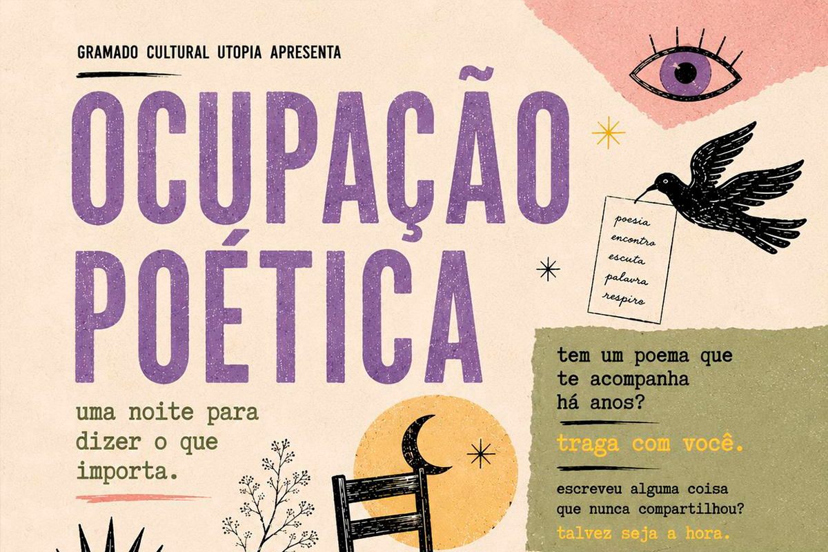 Ocupação Poética reúne arte e encontros no Utopia em Pirenópolis