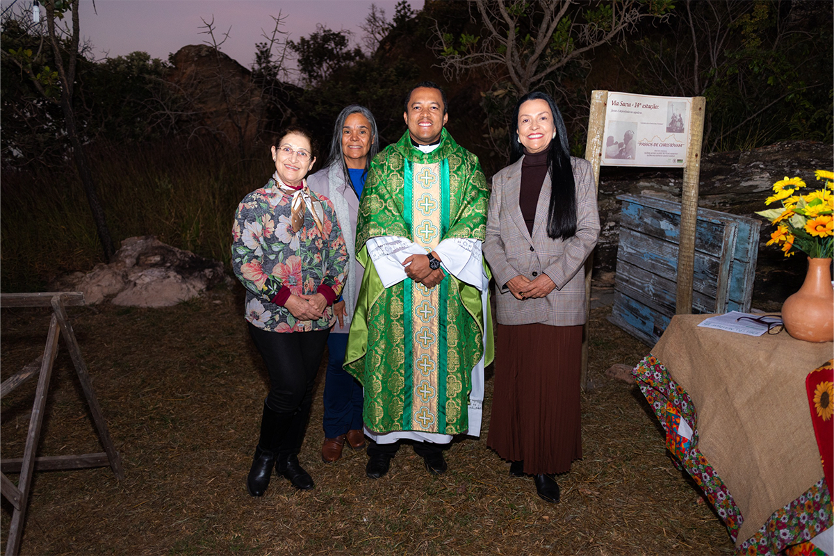 Romaria dos Pireneus: Duília e Dr. Edmar agradecem romeiros