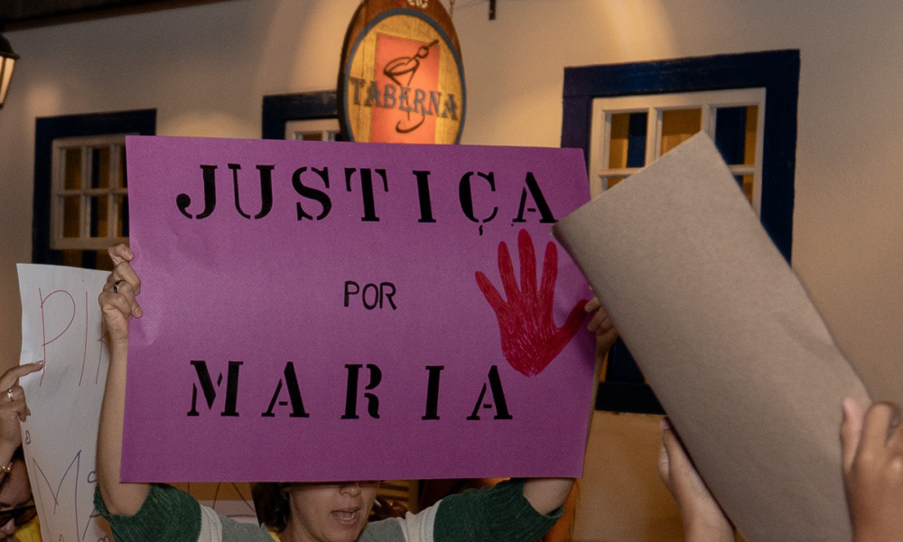 Todos por Maria! Manifestação contra violência em Pirenópolis