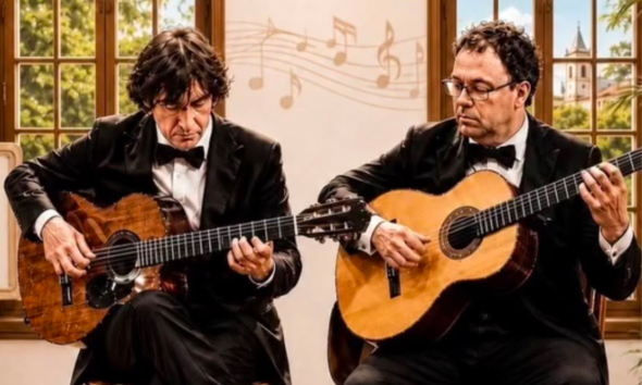 Duo Brasil em Pirenópolis se apresenta na Forneria Pireneus