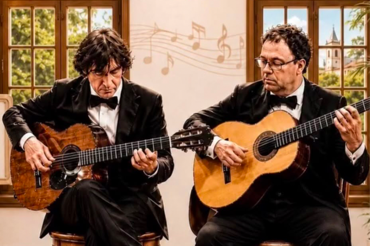 Duo Brasil em Pirenópolis se apresenta na Forneria Pireneus