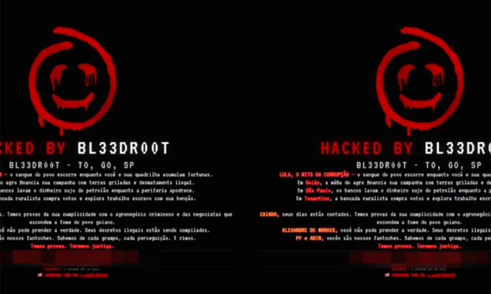 Hackers ameaçam Lula, Caiado e Moraes após invadir site de prefeitura em Goiás