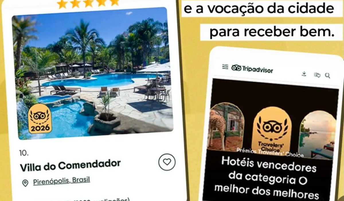 Hotelaria de Pirenópolis está entre as melhores do Brasil
