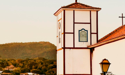Igreja Matriz de Pirenópolis e a beleza do fim de tarde