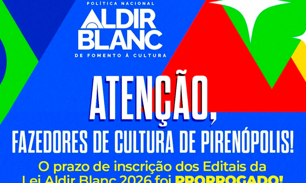 Lei Aldir Blanc 2026: Prefeitura de Pirenópolis Prorroga Prazo