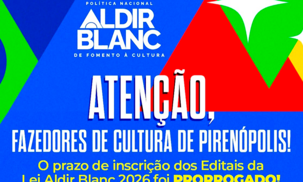Lei Aldir Blanc 2026: Prefeitura de Pirenópolis Prorroga Prazo Lei Aldir Blanc 2026: Prefeitura de Pirenópolis Prorroga Prazo