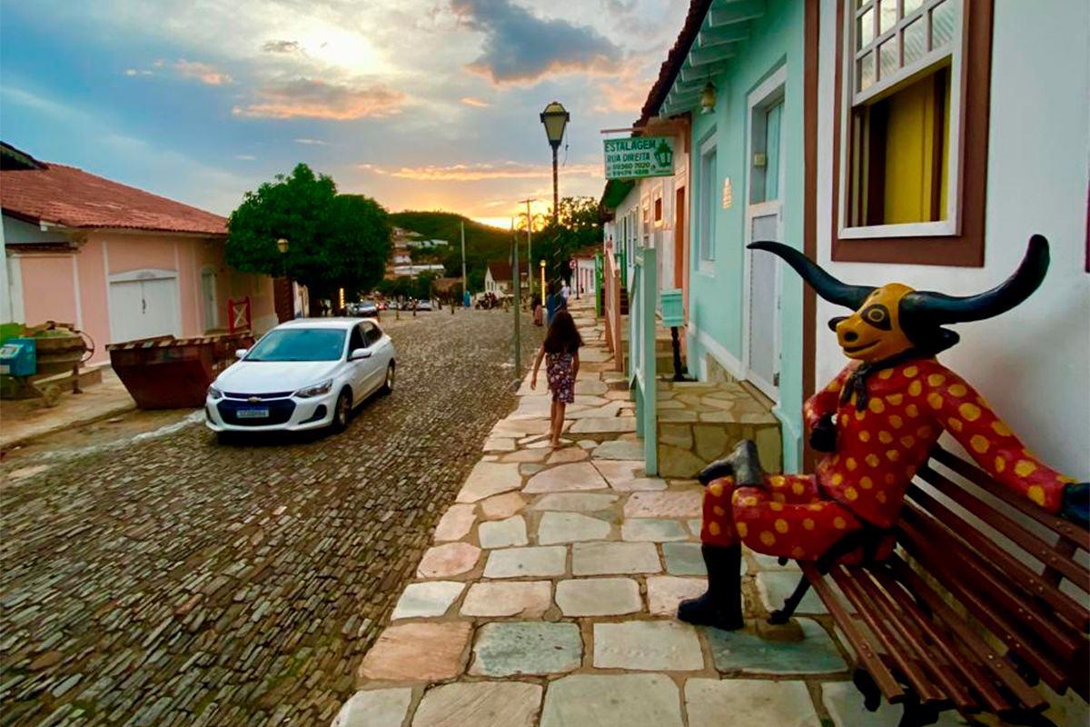 Rua Direita em Pirenópolis preserva o charme histórico e encanta visitantes