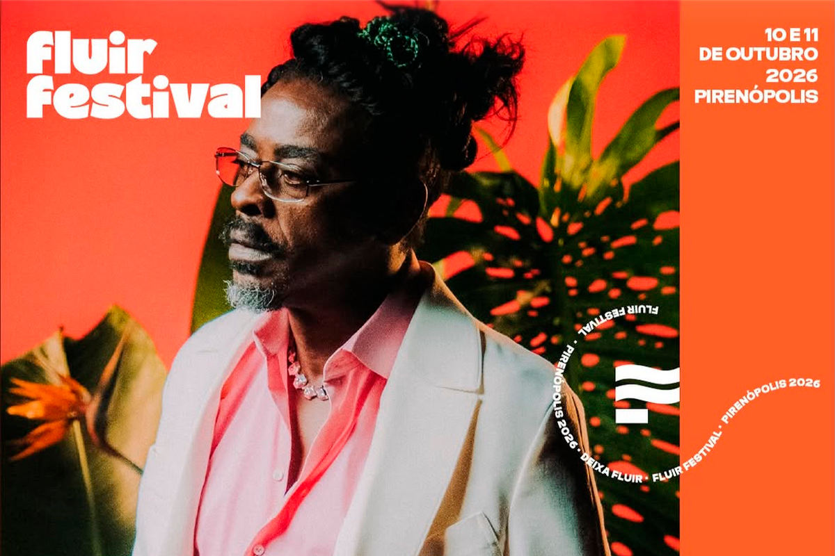 Seu Jorge é confirmado no Fluir Festival 2026 em Pirenópolis