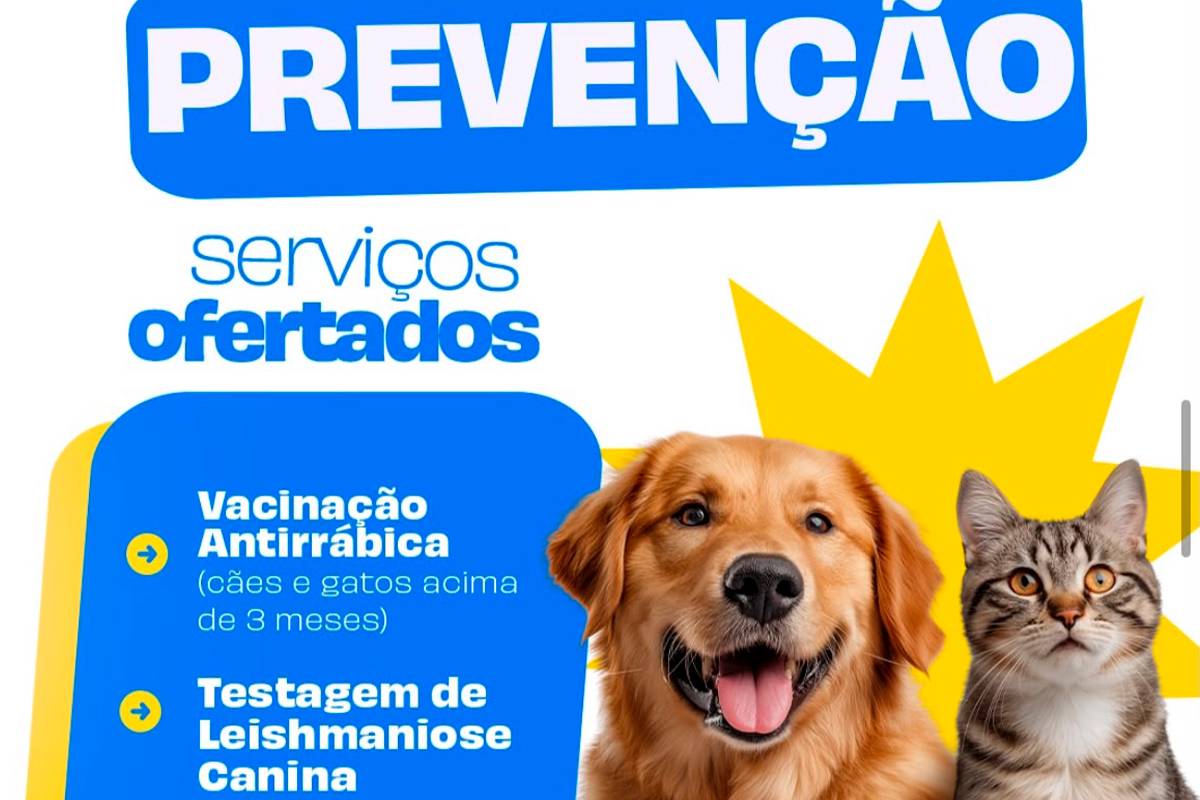 Vacinação antirrábica: Prefeitura de Pirenópolis imuniza cães e gatos