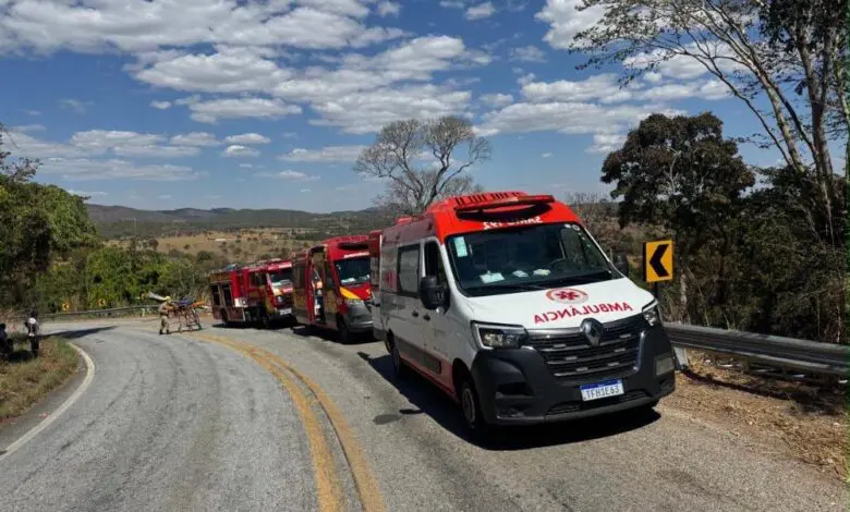 Acidente na GO-338: 1 morto e 4 feridos em Pirenópolis