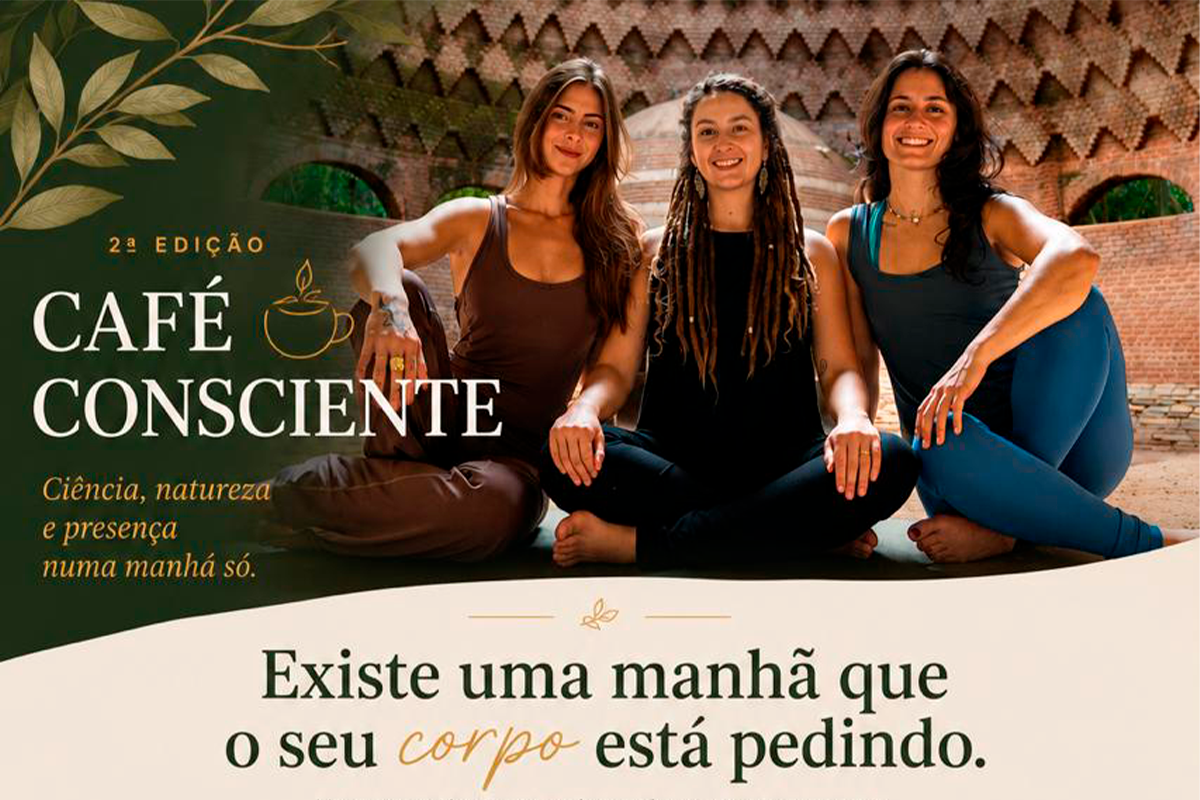 Café Consciente reúne yoga, nutrição e psicologia em Pirenópolis