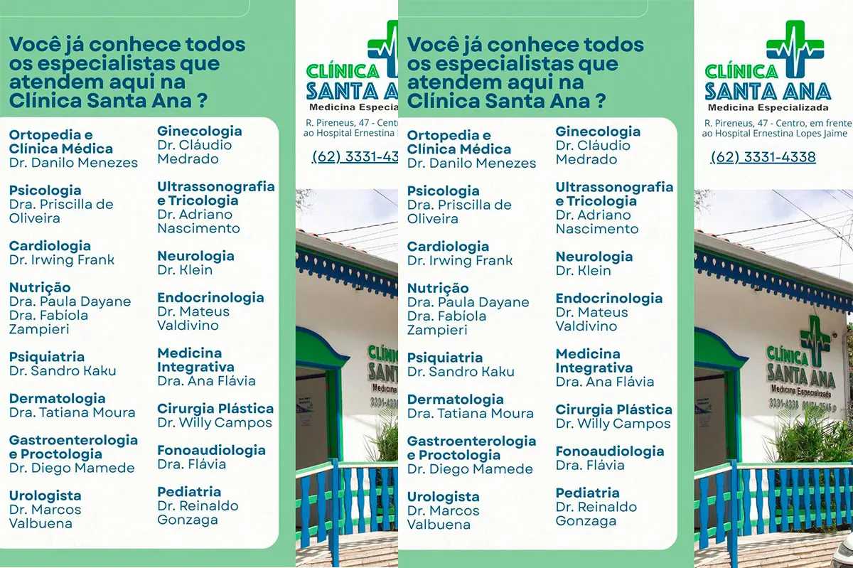 Clínica Santa Ana reúne consultas e exames em Pirenópolis