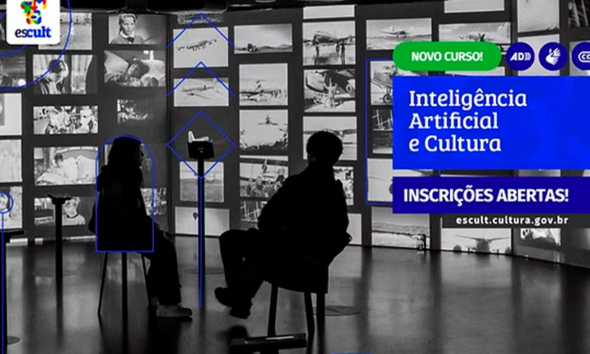 Inteligência Artificial e Cultura abre curso gratuito da Escult