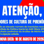 PNAB Pirenópolis: resultado preliminar da análise é adiado
