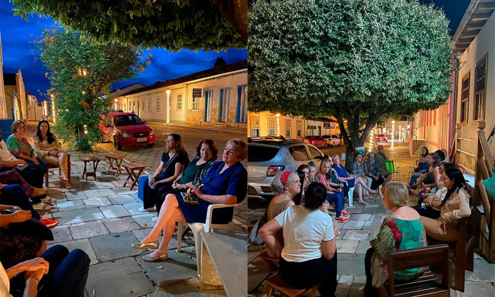 Prosa na Calçada acontece hoje na Rua Direita, em Pirenópolis