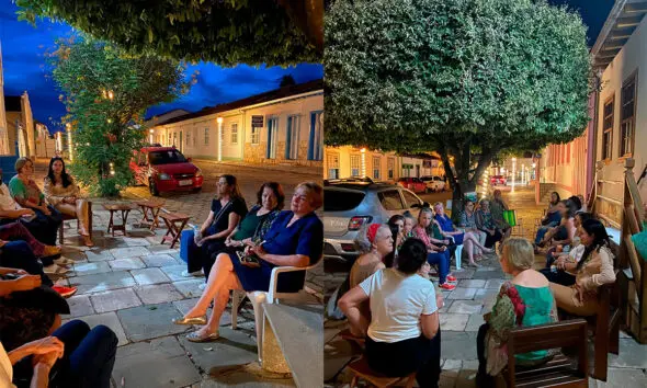 Prosa na Calçada acontece hoje na Rua Direita, em Pirenópolis