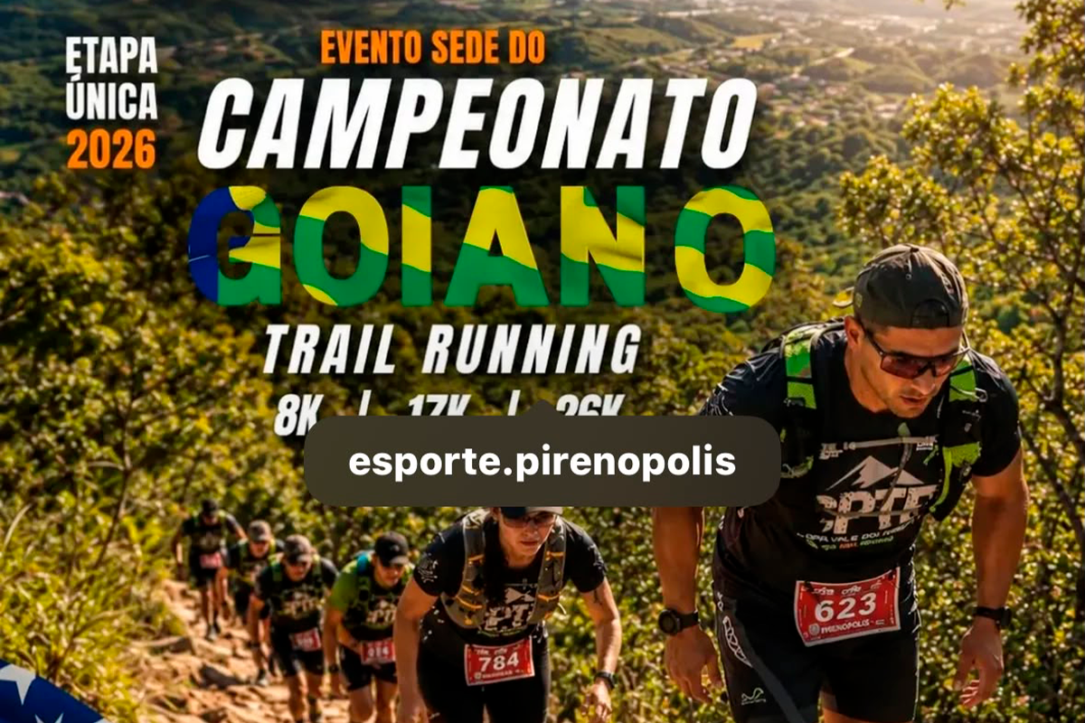 Trail Running 2026: Pirenópolis sedia Campeonato Goiano