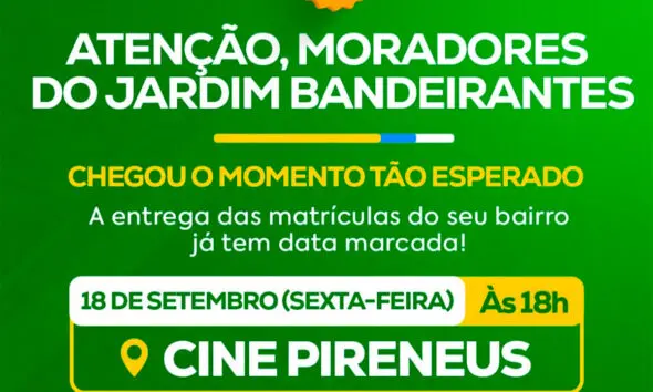 Entrega de matrículas: 2 bairros recebem documentos Entrega de matrículas: 2 bairros recebem documentos