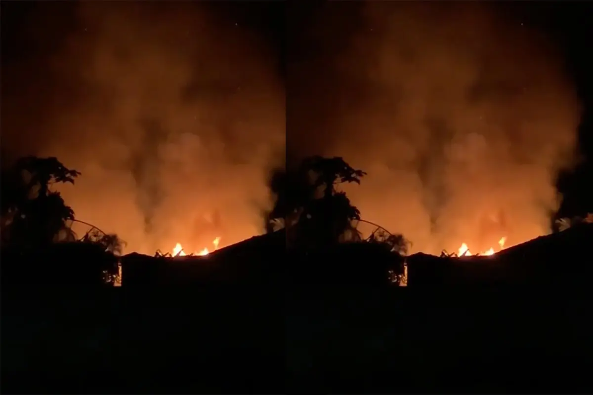 Incêndio em Lagolândia ameaça casas em Pirenópolis