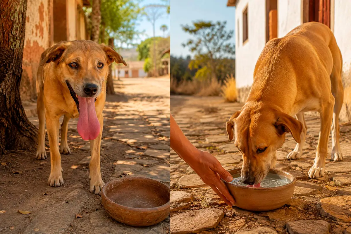 PiriCastra Consciente: Água Protege Animais no Calor