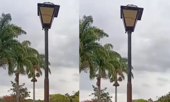Poste com choque na Praça do Coreto gera alerta em Pirenópolis Poste com choque na Praça do Coreto gera alerta em Pirenópolis