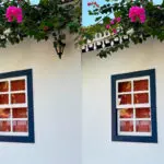 Primavera floresce sobre fachada colonial no Centro Histórico