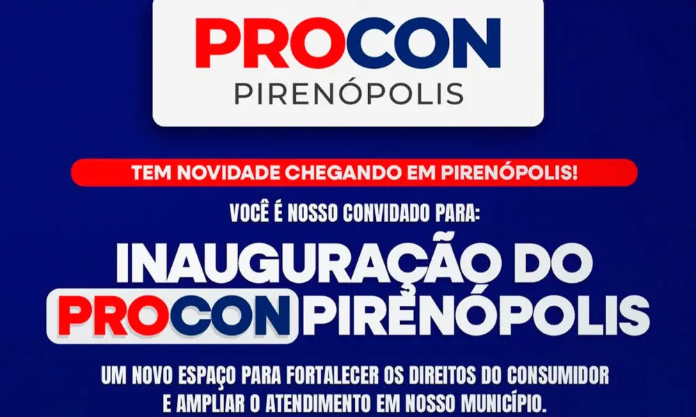 Procon Pirenópolis será inaugurado nesta segunda-feira