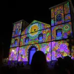 Projeção mapeada leva história e arte à Igreja Matriz