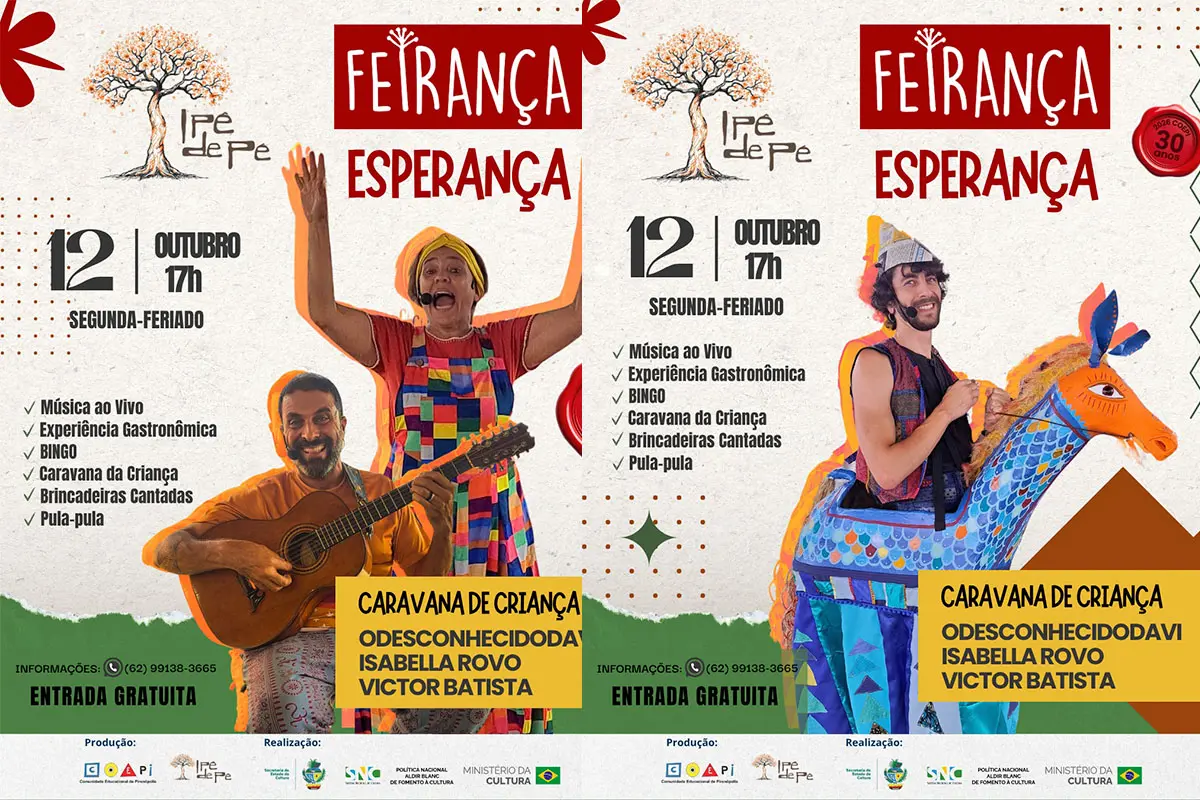 Feirança Esperança em Pirenópolis celebra o Dia das Crianças