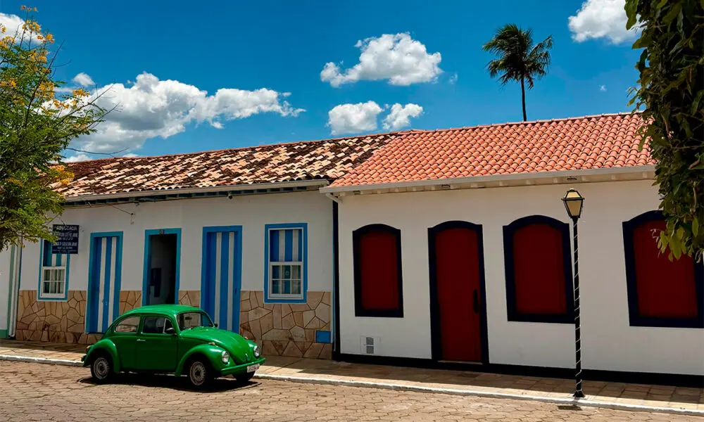 Rua Direita em Pirenópolis: uma das paisagens mais antigas de Piri Rua Direita em Pirenópolis: uma das paisagens mais antigas de Piri