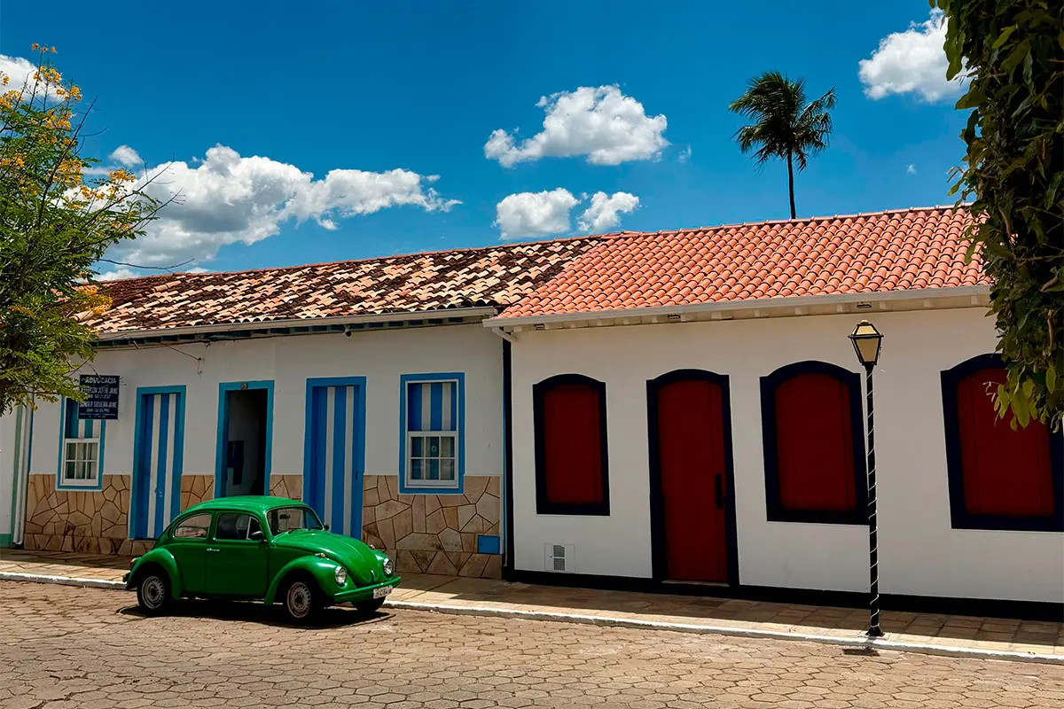 Rua Direita em Pirenópolis: uma das paisagens mais antigas de Piri