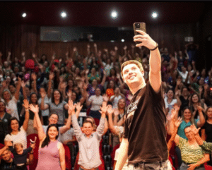 João Vitor inspira Pirenópolis em evento sobre inclusão