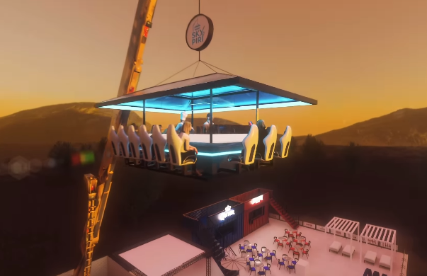 Sky Piri estreia 1º gastrobar nas alturas do Centro-Oeste - Sky Piri experiencia gastronomica suspensa a 50 metros de altura na Serra dos Pireneus para ate 18 pessoas com menu all inclusive assinado pelo Chef Luiz Couto 2