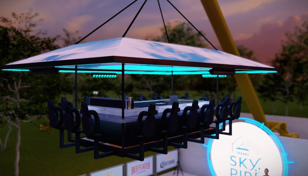 Sky Piri estreia 1º gastrobar nas alturas do Centro-Oeste - Sky Piri experiencia gastronomica suspensa a 50 metros de altura na Serra dos Pireneus para ate 18 pessoas com menu all inclusive assinado pelo Chef Luiz Couto 4