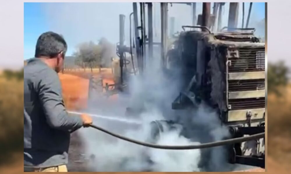 Máquina alugada pela Prefeitura de Pirenópolis pegou fogo - jii 2025 08 05T165545.186
