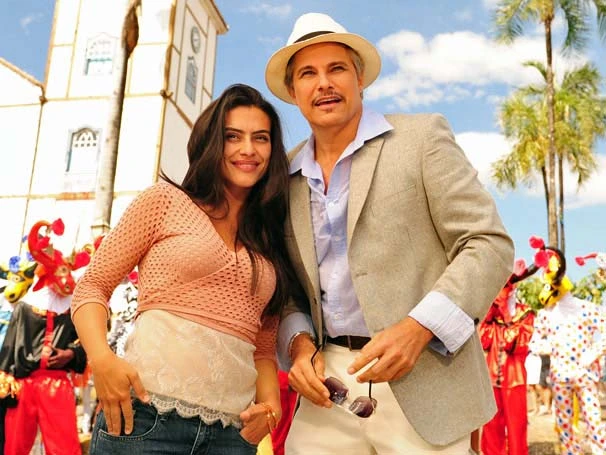 Novelas que marcaram Pirenópolis como cenário - pirenopolis cleo pires e edson celulari em araguai