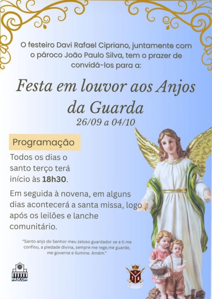 Festa dos Anjos da Guarda será na Igrejinha da Serra – Lagolândia - 0470962b 4ebf 4deb 87f1 96aee558a1d0