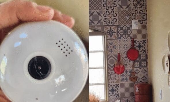 Casal encontra câmera escondida em lâmpada de casa em Pirenópolis - Captura de tela 2025 09 01 191911 1